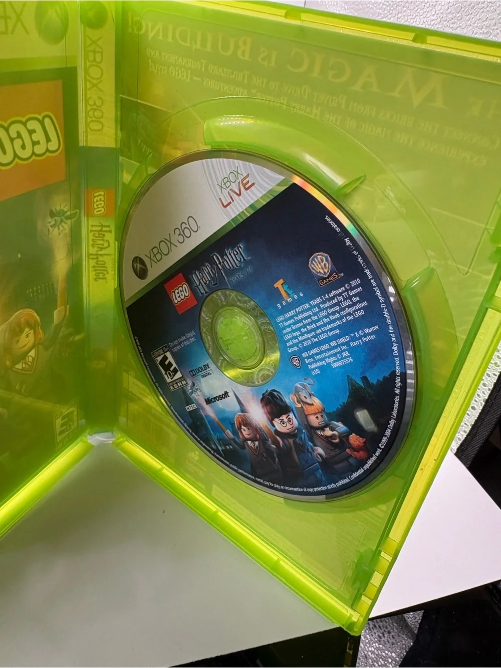 LEGO Harry Potter Years 1-4 Xbox 360 Complete Game CIB